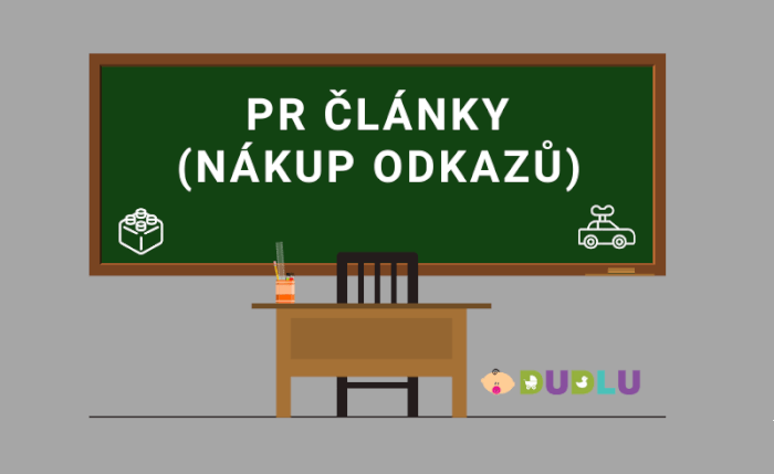 PR článek na blogu Dudlu.cz (DR 45+ | TF: 150K / měsíc)