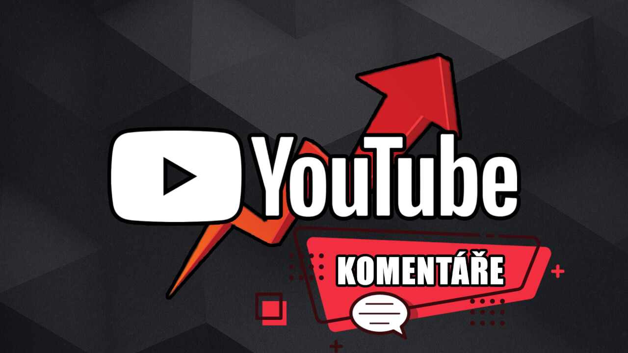 YouTube 20-90 Českých komentářů na Vaše video