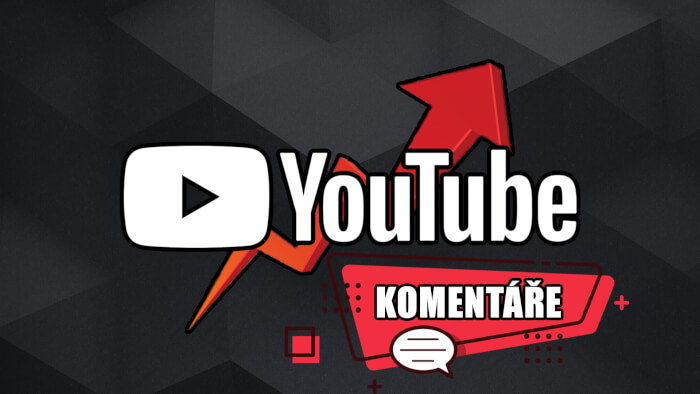 YouTube 20-90 Českých komentářů na Vaše video