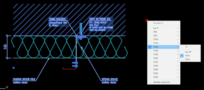 Tvorba dynamických bloků AutoCad