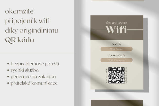 Personalizovaný QR kód + design lístku