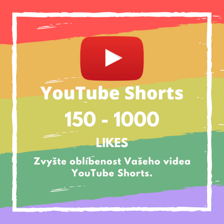 150 až 1000 likes pro Vaše YouTube Shorts