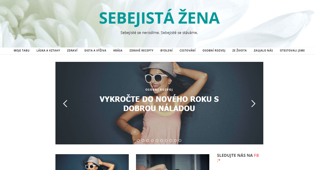 Trvalá publikace PR článků na webu Sebejistazena.cz