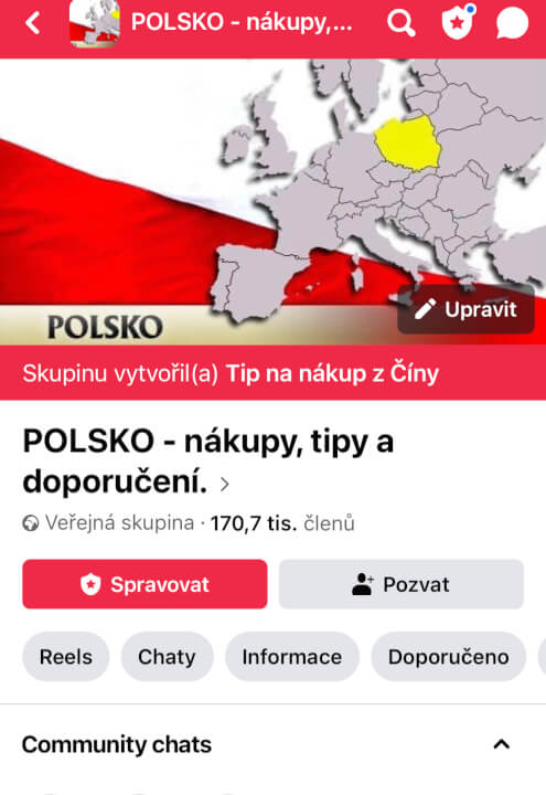 Reklama v největší skupině pro nakupování! 