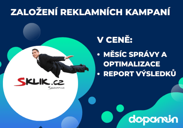 Založení/správa reklamního účtu Sklik