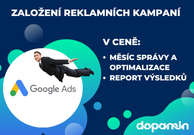 Založení/správa reklamního účtu Google Ads