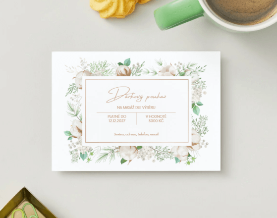 Tiskovina na míru (pozvánky, poukázky, cedulky, letáky)