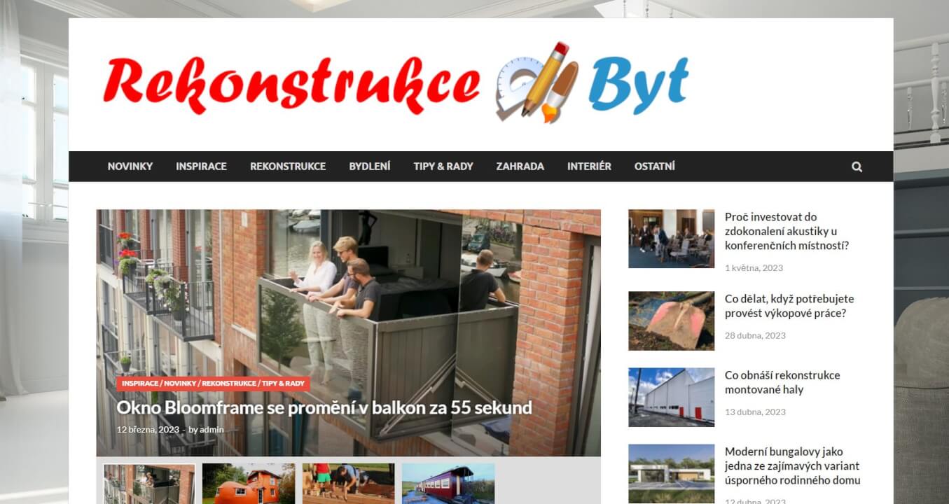 Publikace na Rekonstrukce-byt.cz
