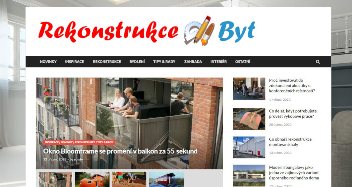 Publikace na Rekonstrukce-byt.cz