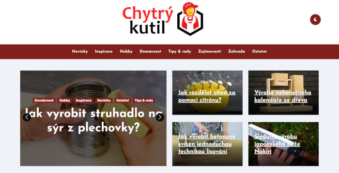 Publikace na Chytry-kutil.cz