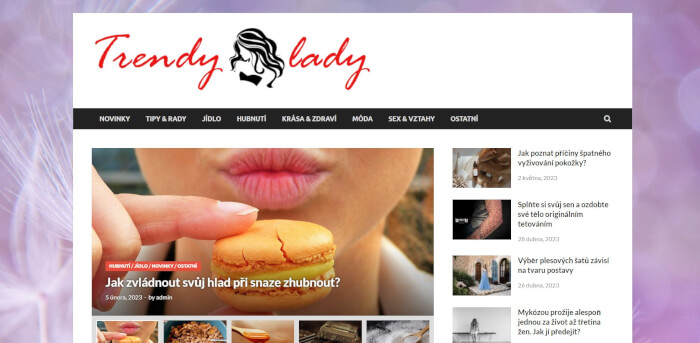 Publikace na Trendylady.eu