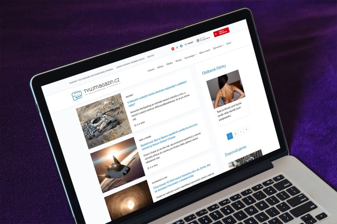 Publikuji váš článek na webu tvujmagazin.cz
