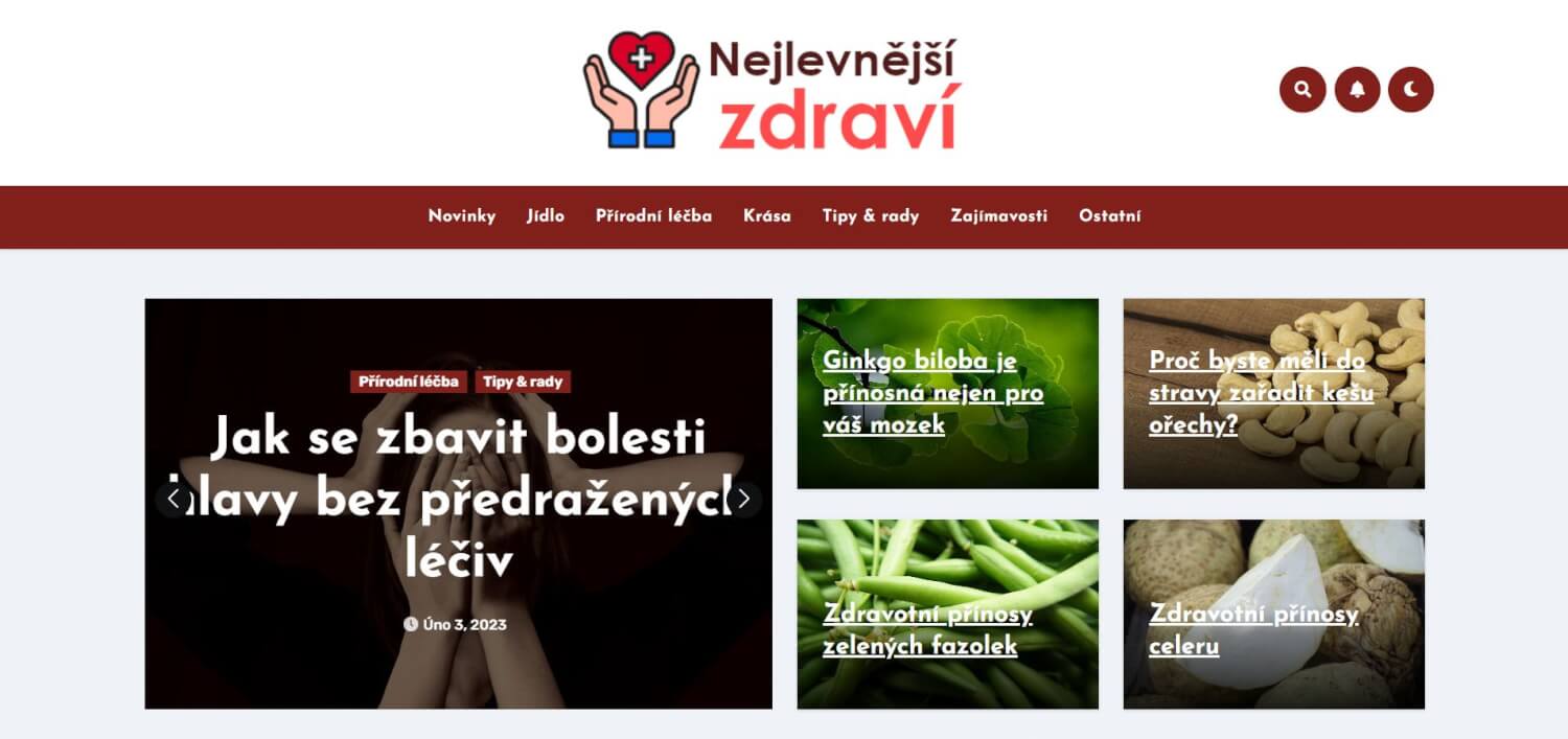 Publikace na Nejlevnejsizdravi.cz