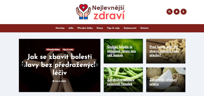 Publikace na Nejlevnejsizdravi.cz