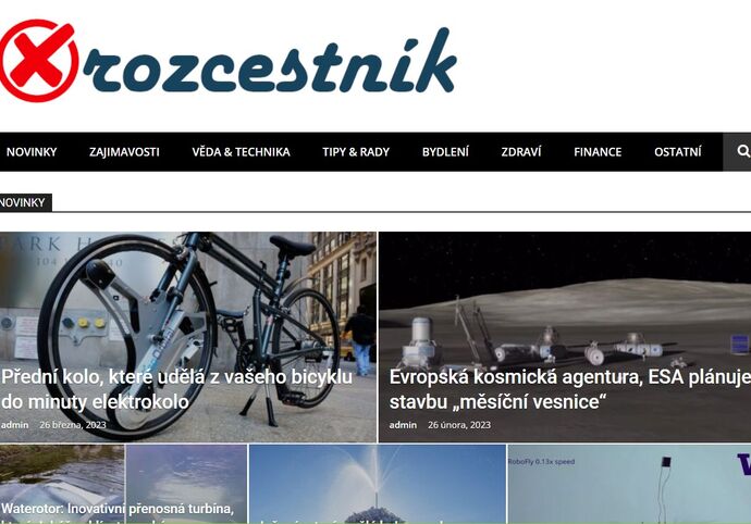 Publikace na Xrozcestnik.cz