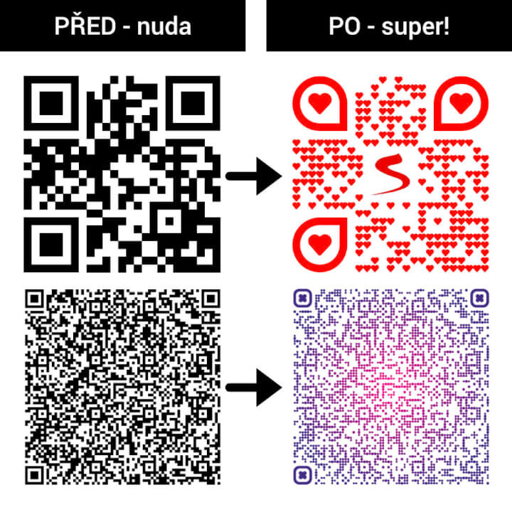 Připravím Vám QR kód na míru pro platby nebo cokoli jiného
