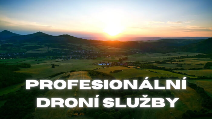 Profesionální letecké záběry z dronu pro vaše podnikání