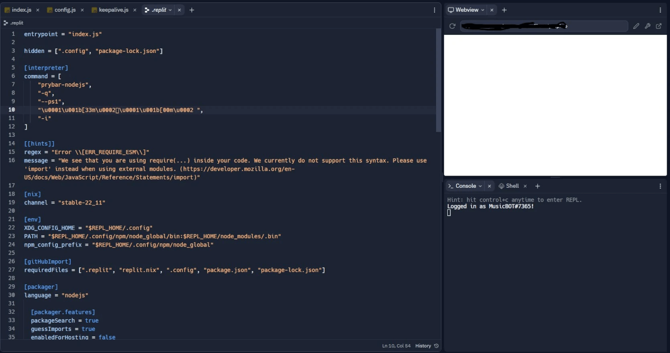 Discord bot na míru s repl.it hostingem 