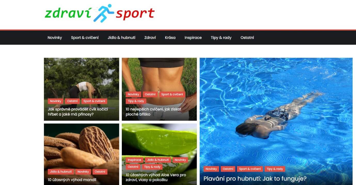 Publikace na Prozdraviasport.cz