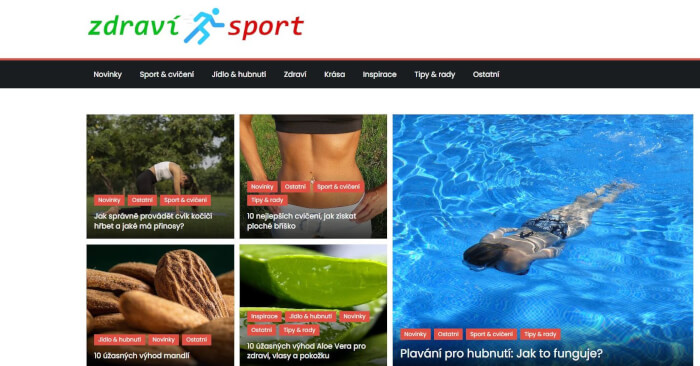 Publikace na Prozdraviasport.cz