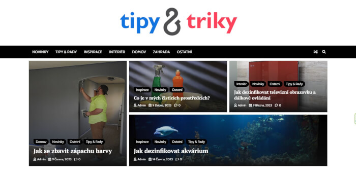 Publikace na Tipy-a-triky.cz