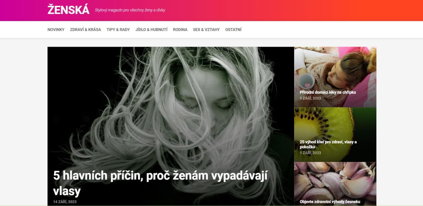 Publikace na Zenska.eu