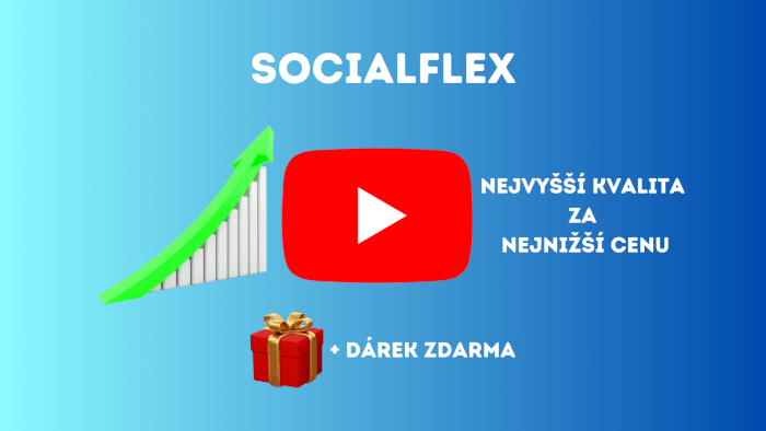 ⭐YouTube - až 1000 SLEDUJÍCÍCH + DÁREK ZDARMA⭐