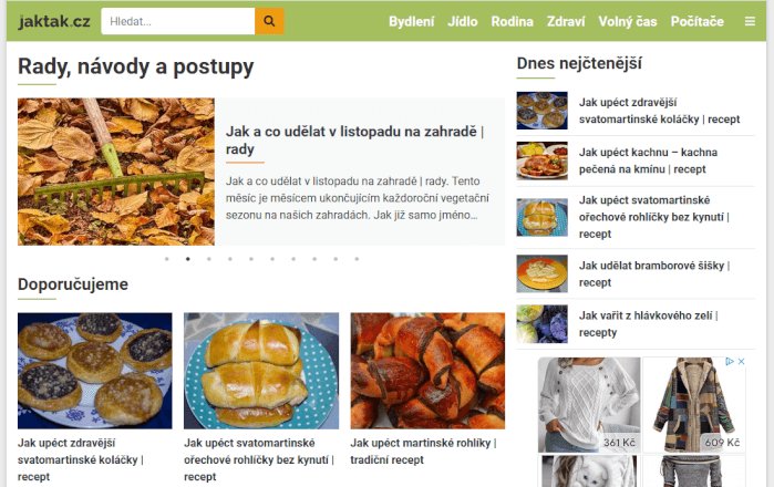 Publikace na JakTak.cz