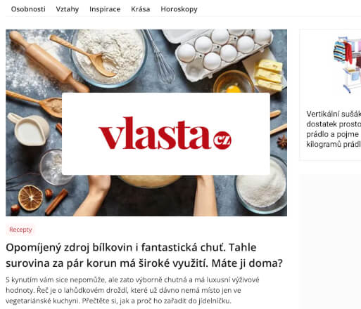Zpětný odkaz Vlasta.cz | přes 1,5 mil návštěv/měs