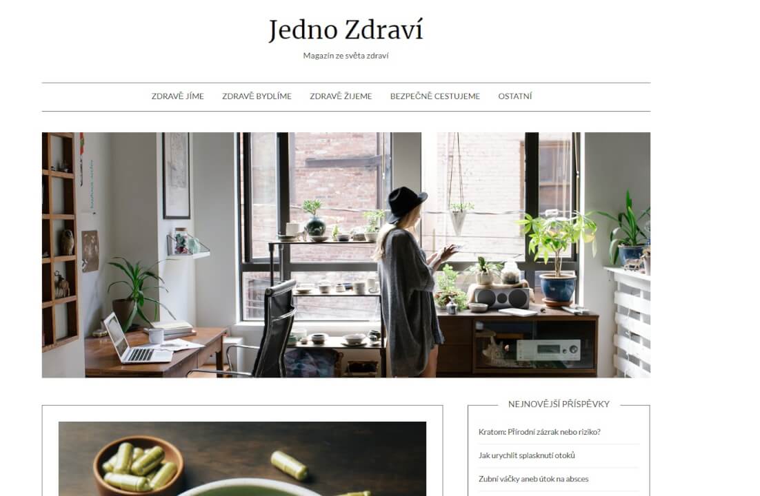 PR článek na webu JednoZdravi.eu (DA52)
