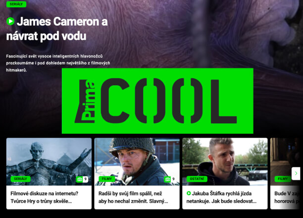 Zpětný odkaz z Prima Cool