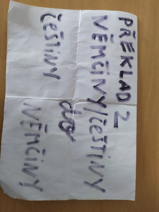 Překlad z a do němčiny 