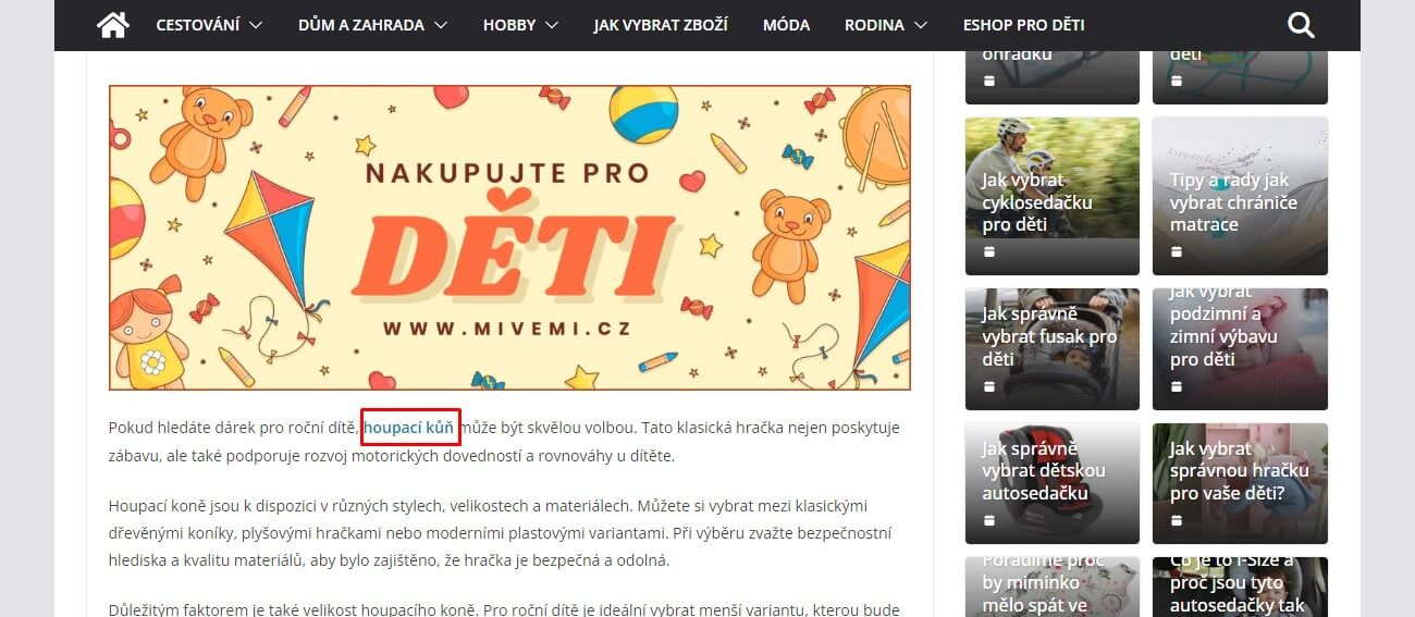 PR článek na Fantastickehracky.cz + odkaz na FB + 25 webů