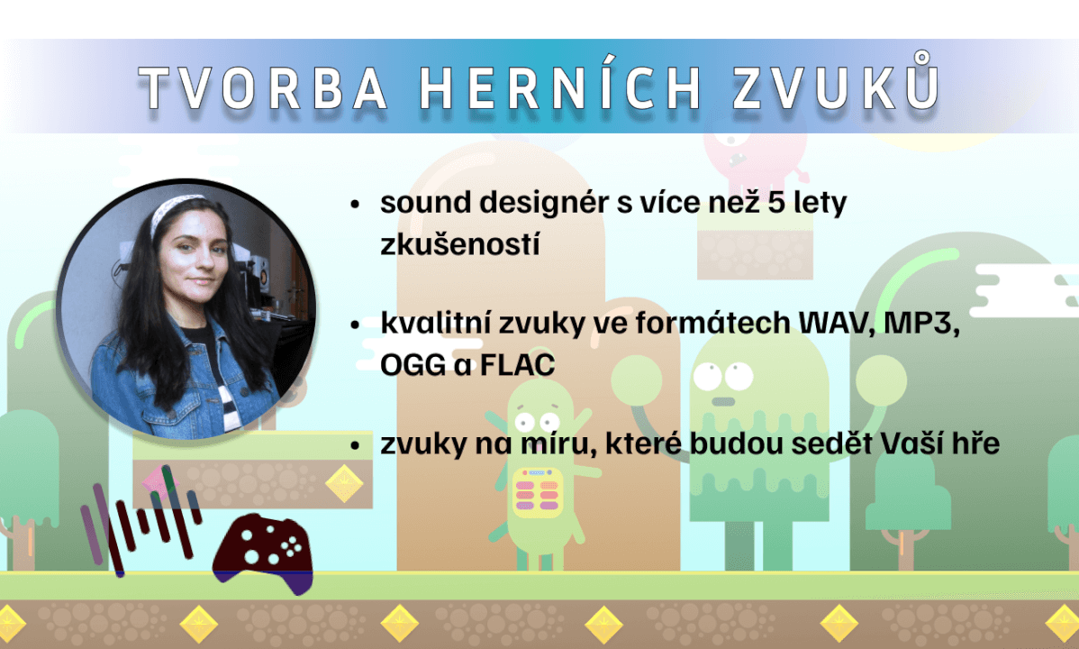 vytvořím zvukové efekty na míru pro Vaší hru