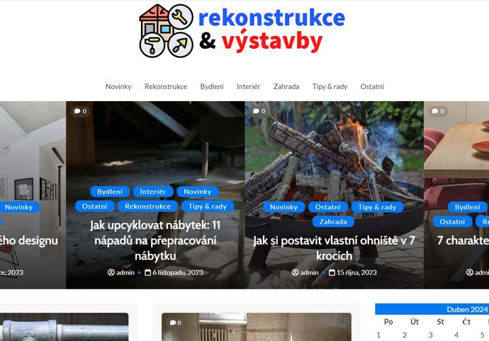 Publikace na Rekonstrukce-vystavby.cz