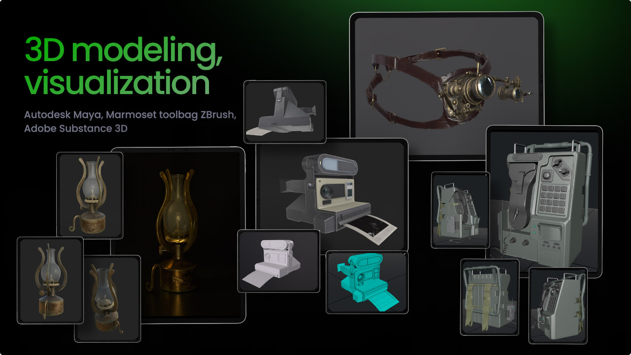 Vytvářím 3D modely a objekty v Maya
