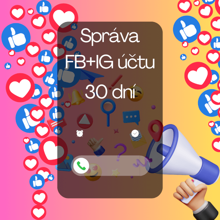 Kreatívna správa FB a IG účtu
