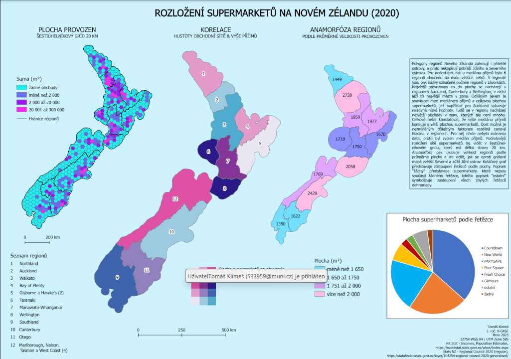 Mapa nebo prostorová analýza na míru