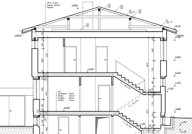 Překreslení projektové dokumentace do formátu DWG