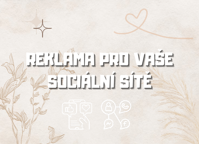 Reklamní příspěvek na sociální sítě 