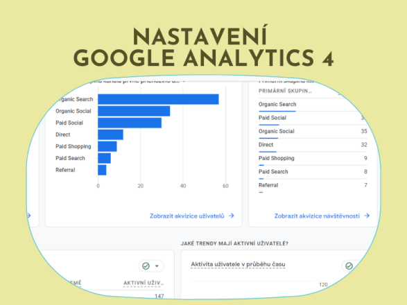 Nastavení Google analytics 4 (nové i revize stávajícího)
