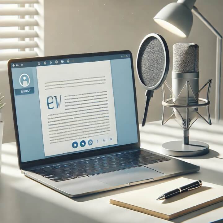 Přepis textů z audio/video/PDF/ručně psaných poznámek