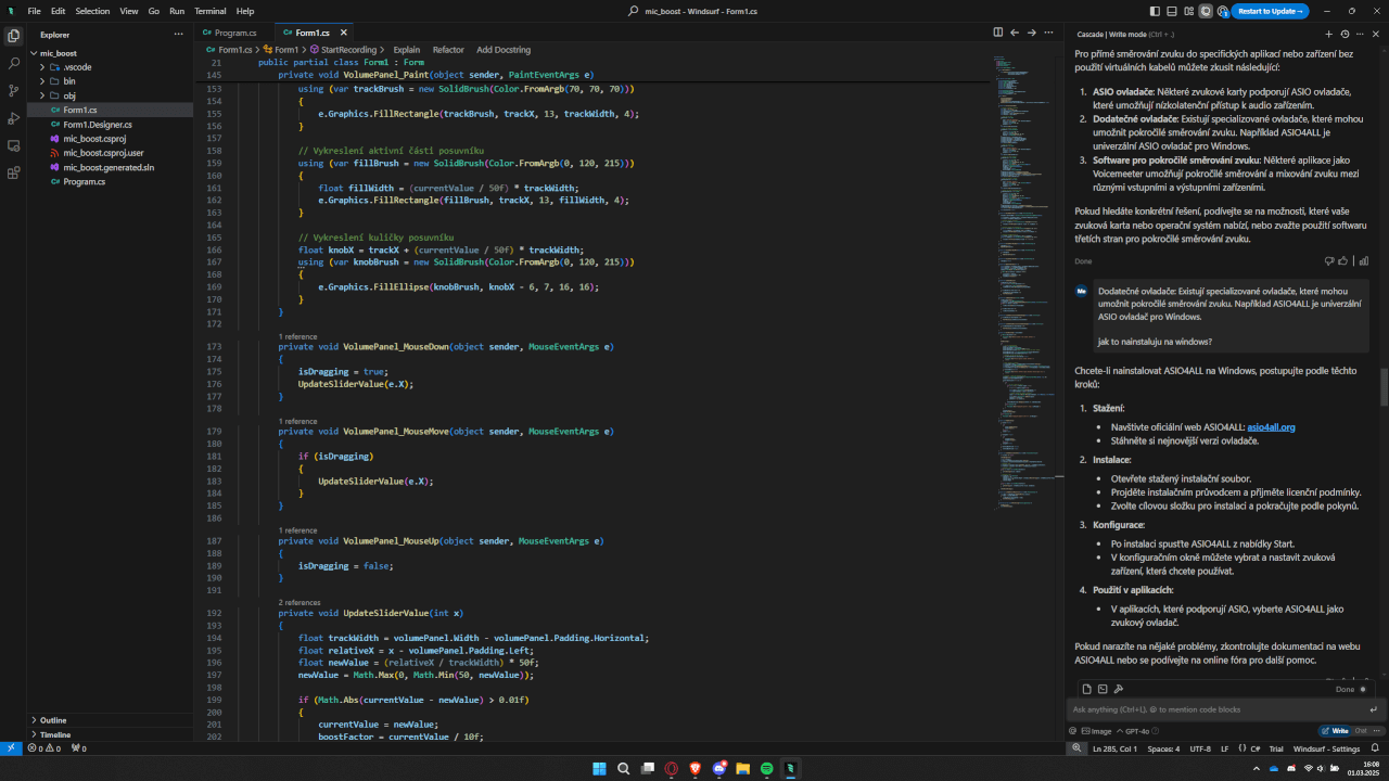 Kódování s využitím AI (rychlá tvorba programů a skriptů)