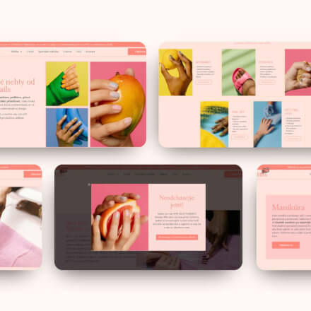 WordPress web s šablonou ideální pro beauty i jiné obory.