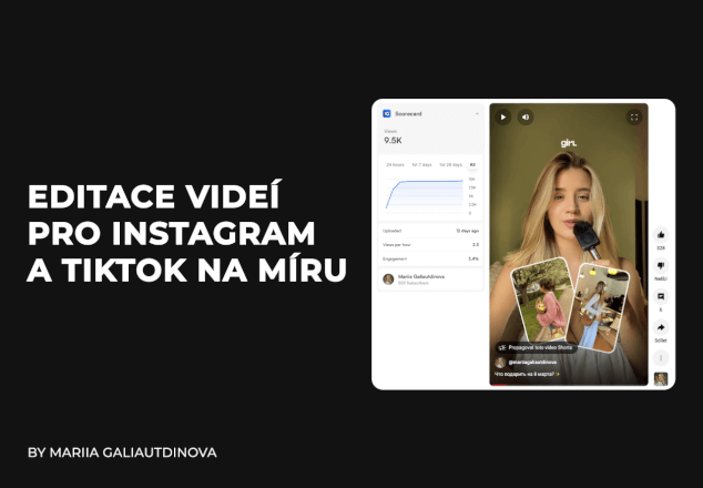 Editace videí pro Instagram a TikTok na míru