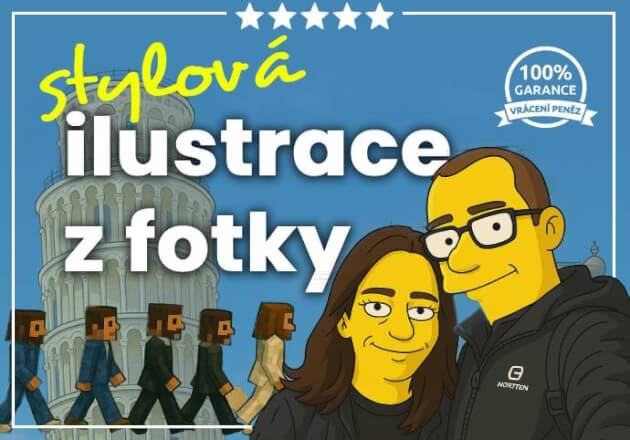 Stylová ilustrace z vaší fotky (Simpsonovi, Minecraft,..)