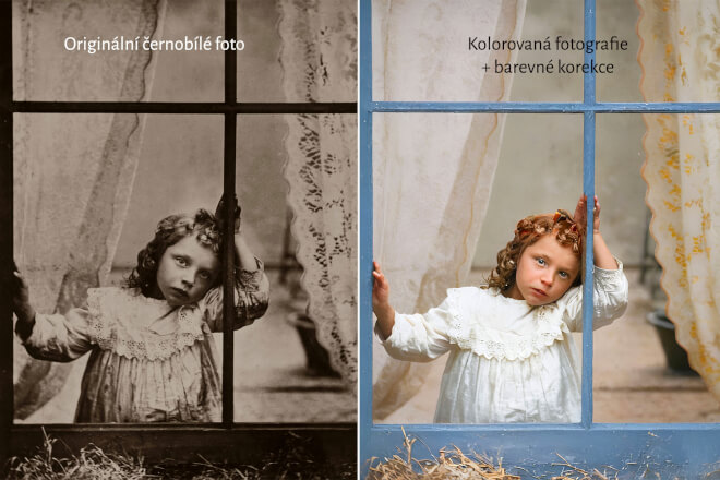 Kolorizace, zvětšení a další úpravy fotografií