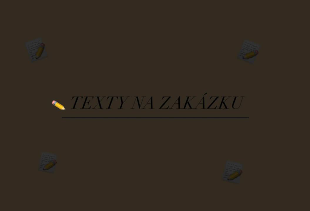 Poutavé články a popisky na míru 