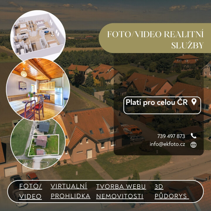 Profesionální nafocení nemovitosti
