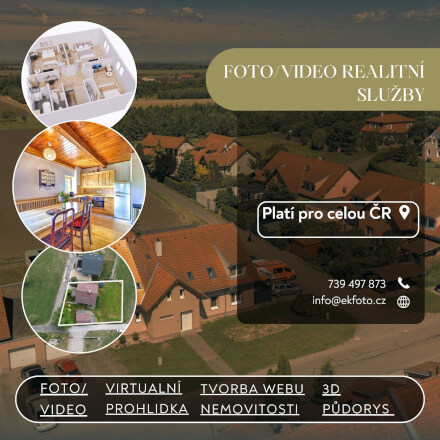 Profesionální nafocení nemovitosti
